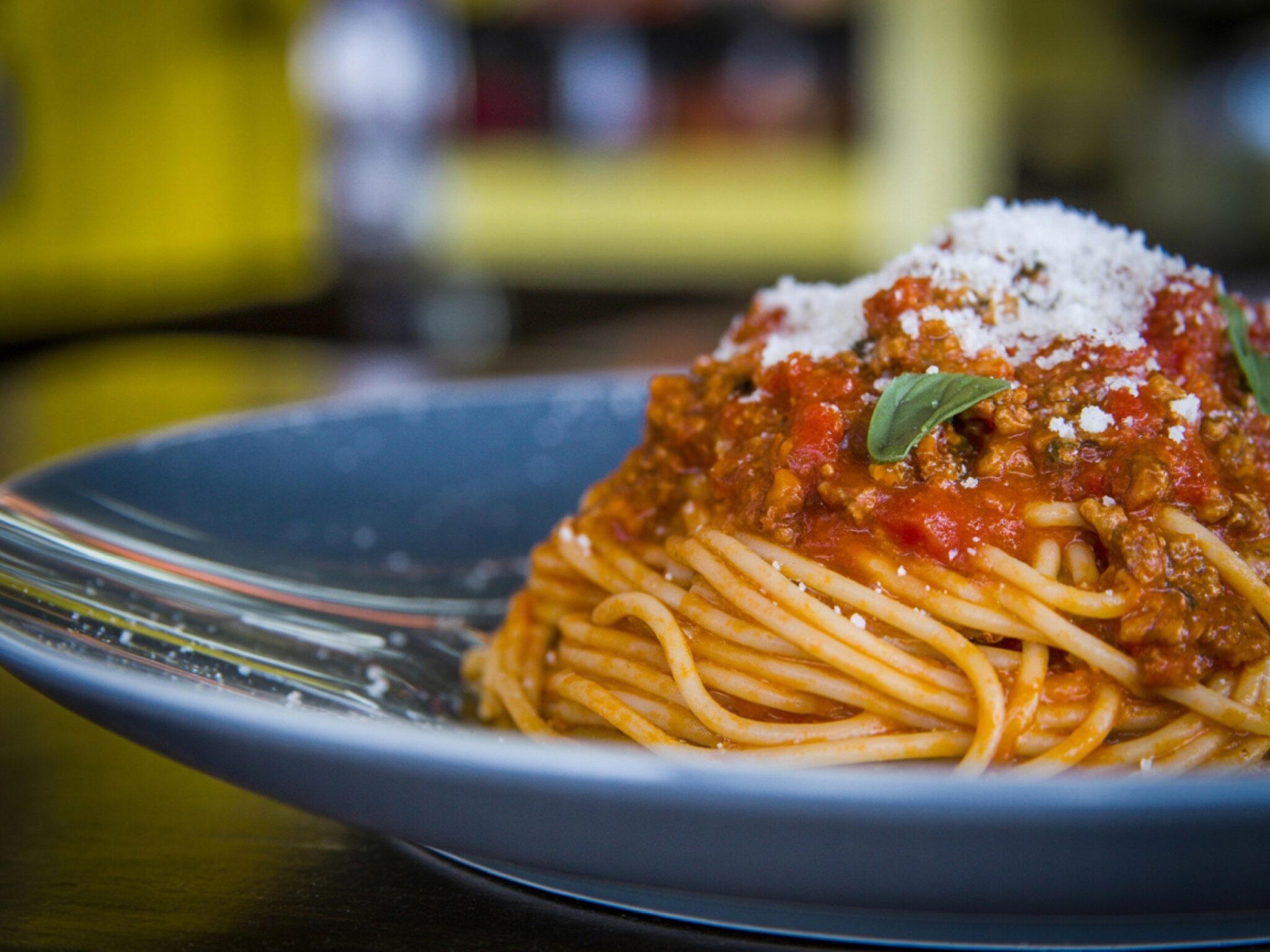Spaghetti,Bolognese,With,Parmesan,Italian,Cuisine,,Spaghetti,,Rich,Meat,Sauce,